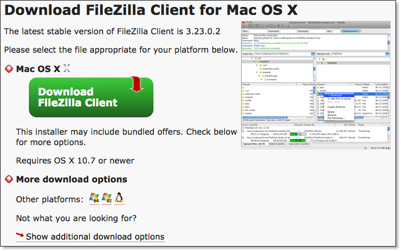 Download new filezilla for mac free